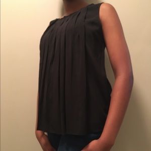 Tommy Hilfiger pleated black top